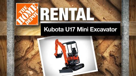 home depot mini excavator rental|mini excavator rental near me.